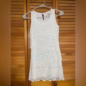 Beautiful white sequin dress